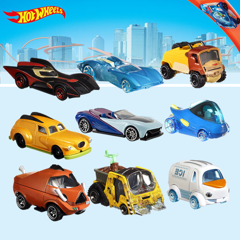 Hot Wheels Car Track Sets - Orijinal sıcak tekerlekler paketi Disney Disney