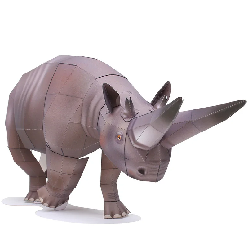 Kids Toys Egypt - Mısır Arsinoitherium Origami Sanat Katlanır Mini