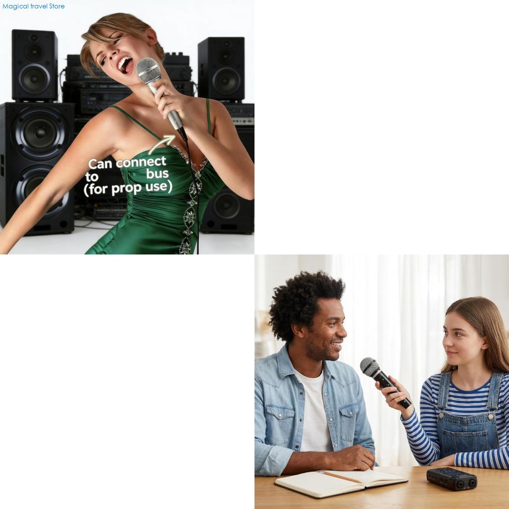 Kids Microphone Karaoke - N2UB Sahte Mikrofonlar Sahne Eğlenceli Yüksek