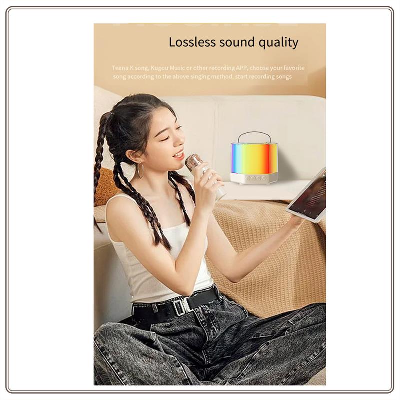 Kids Microphone Karaoke - Karaoke Makinesi, Yetişkinler ve Çocuklar İçin