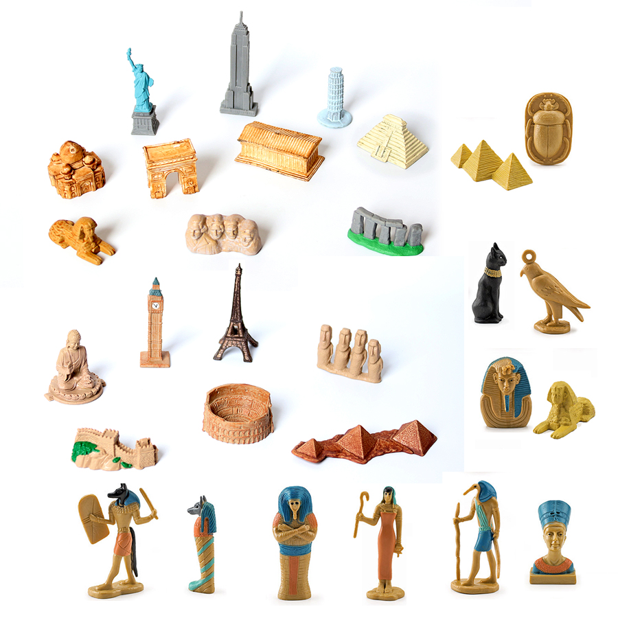 Kids Toys Egypt - Gerçekçi Mini antik mısır, dünya çapında