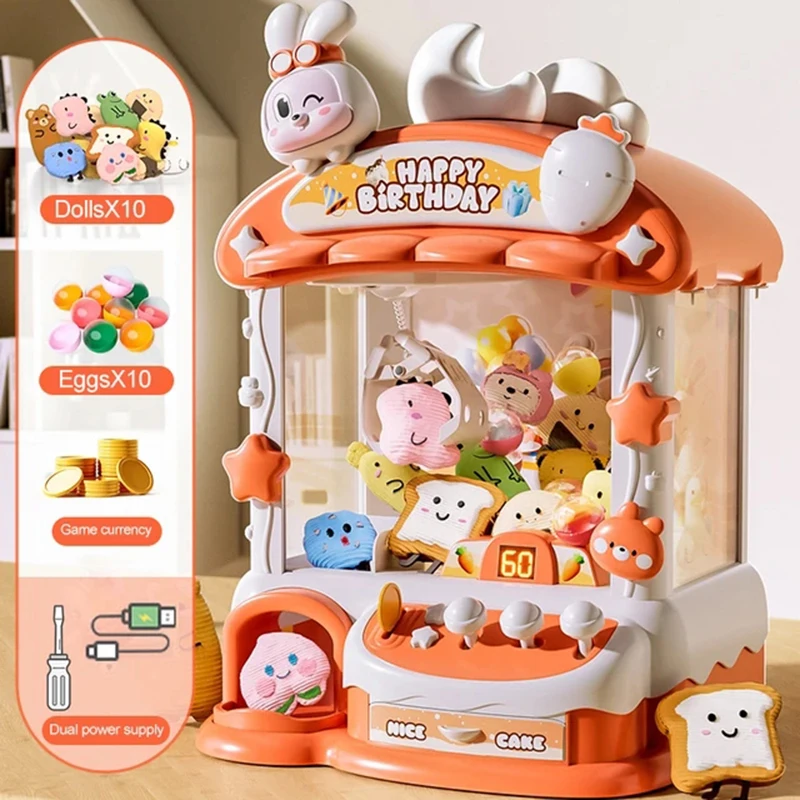 Kids Toys Easter - Karikatür Pençe Oyun Makinesi Tavşan Otomatik