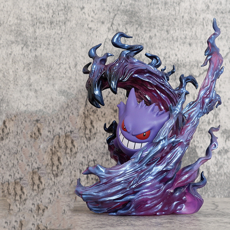 Kids Toys Japan - 19cm Anime Pokemon Gengar Savaş Versiyonu