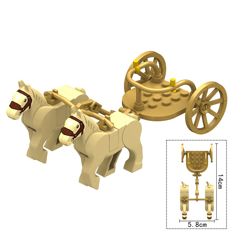 Kids Toys Egypt - MOC antik mısır arabası modeli yapı