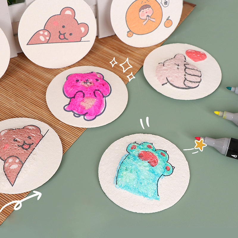 Kid Toys And Craft - 10 adet 3D Sihirli Kabarık Köpük