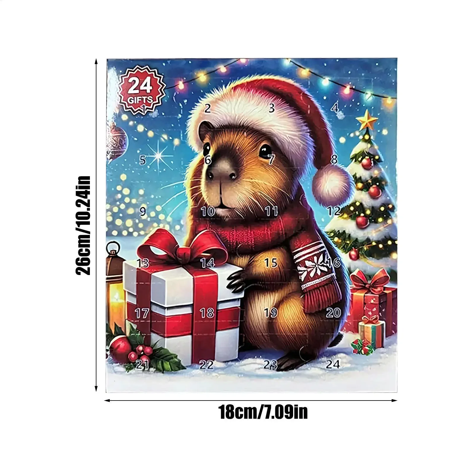 Kids Toys Christmas 2025 - Noel Takvimi Geri Sayım 2025 Kapibara