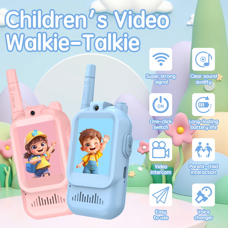 Toys For Kids Video - 2'li Paket Şarj Edilebilir Çocuk Telsizleri,