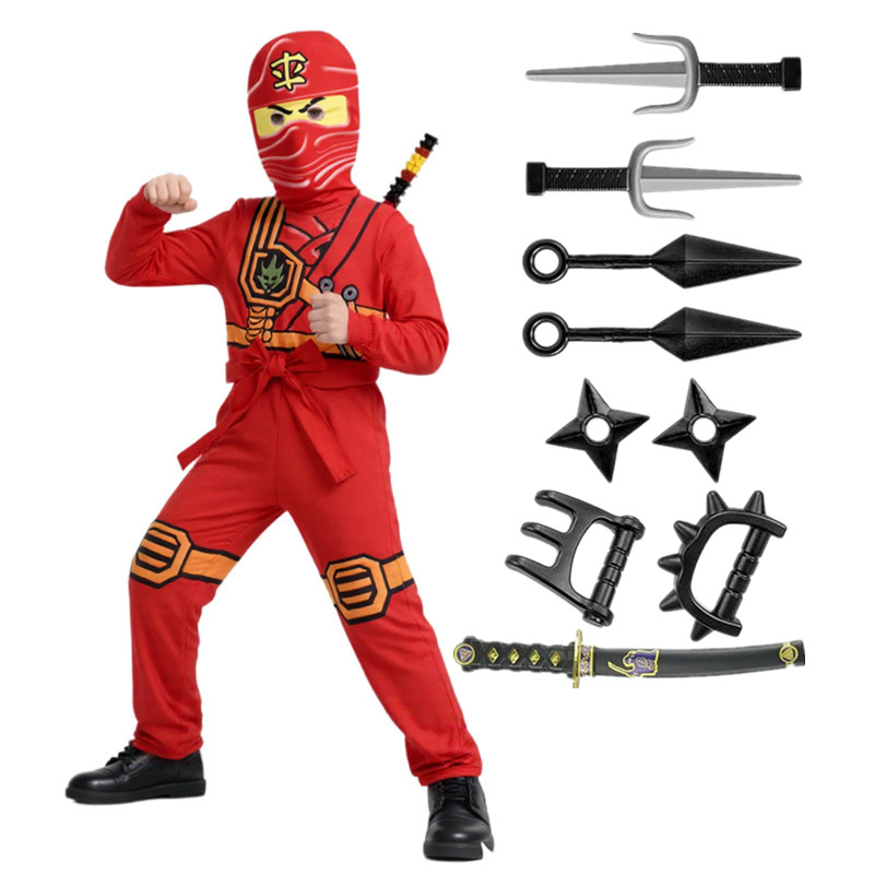 Kids Toys Japan - Çocuklar için Ninja Hayalet Kostümü Japon
