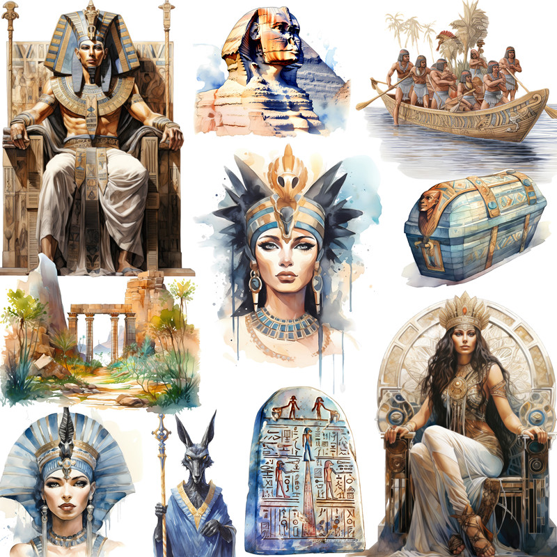 Kids Toys Egypt - Antik mısır çıkartmalar el sanatları ve