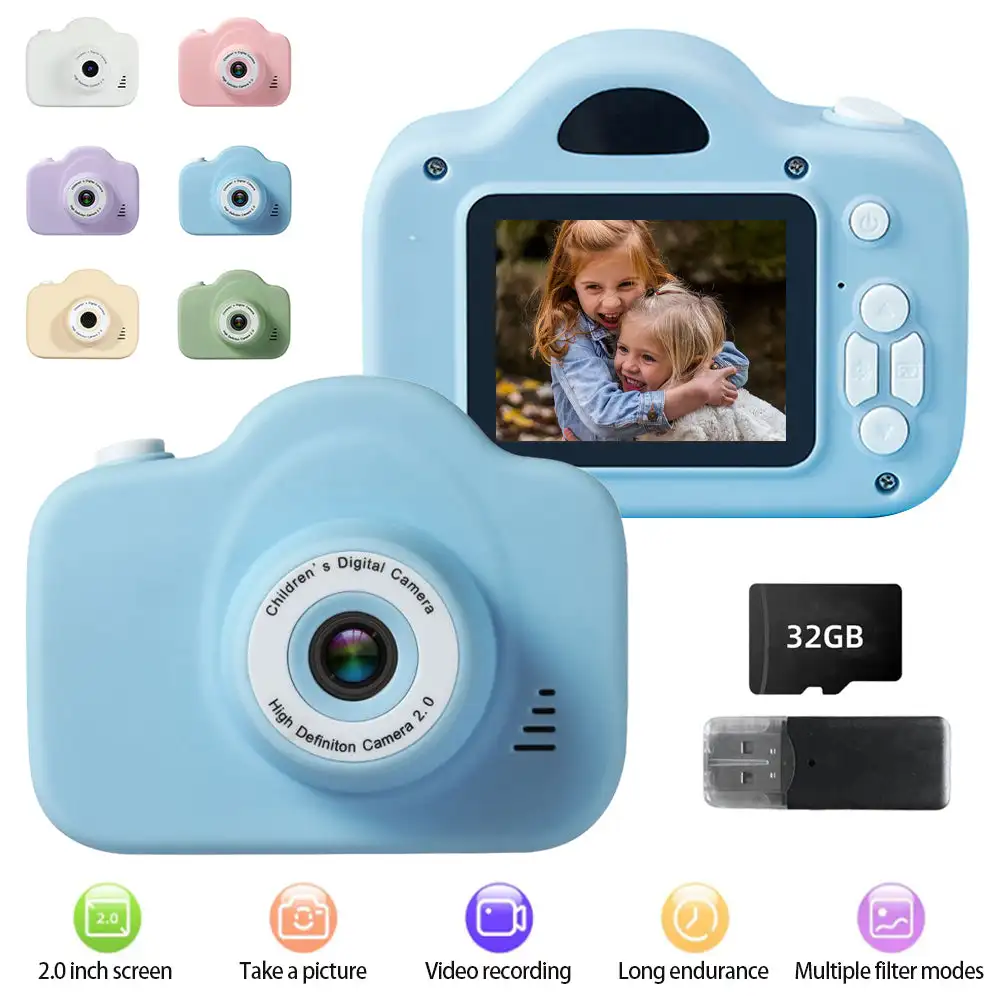 Toys For Kids Video - 1080P HD Tek Kamera Video Kamera