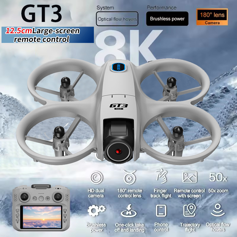 Yeni GT3 MAX Drone 8K HD 4.3 i - Toys For Kids Video incelemesi ve fiyatı