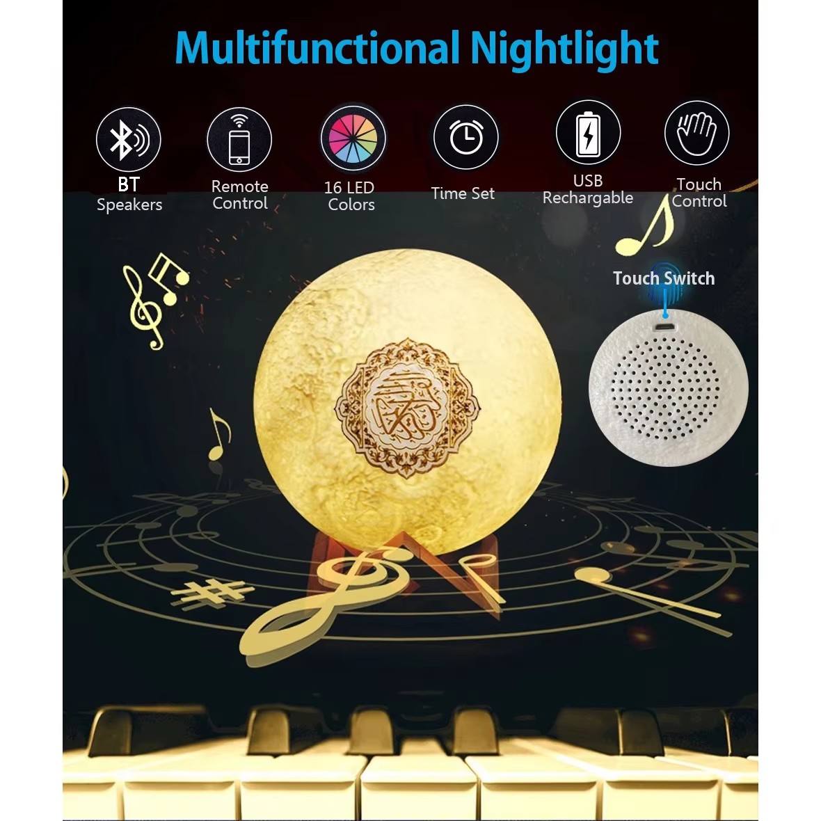Gece Lambası Kablosuz Bluetoot - Kids Quran Toys incelemesi ve fiyatı