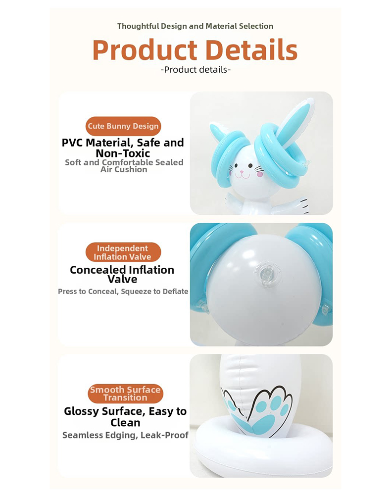 Paskalya Şişme Tavşan Halka At - Kids Toys Easter incelemesi ve fiyatı