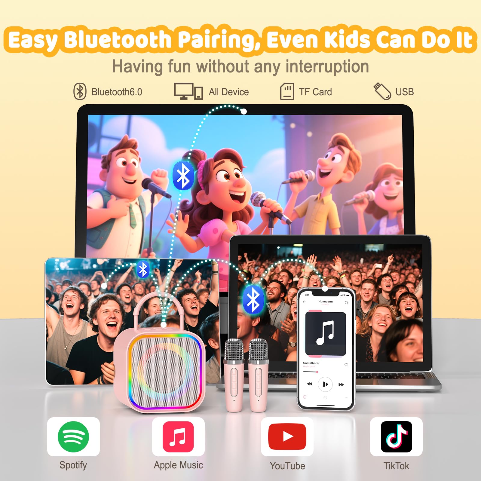 Haomuren Mini Karaoke Makinesi - Kids Microphone Karaoke incelemesi ve fiyatı